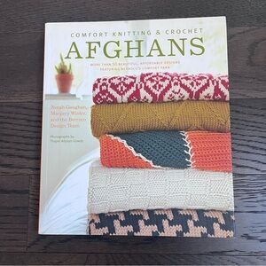 Comfort Knitting & Crochet Afghans Blanket Book
